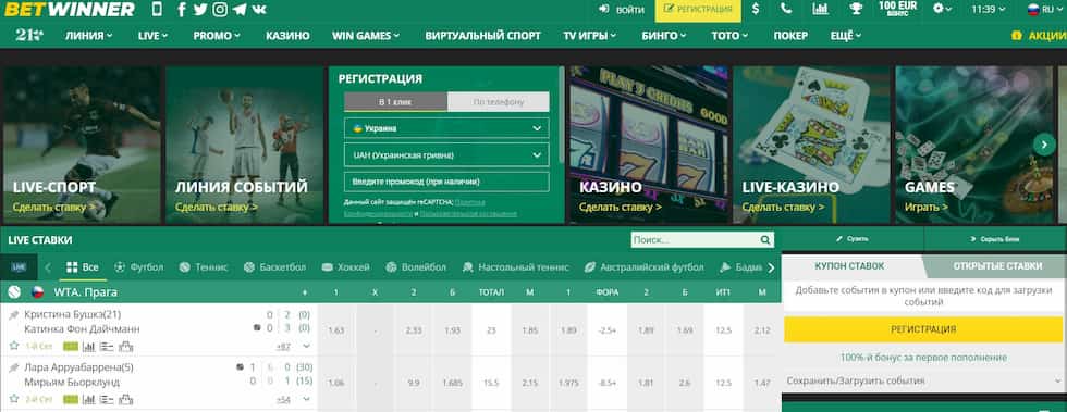 Игры и бонусы Все о betwinner casino